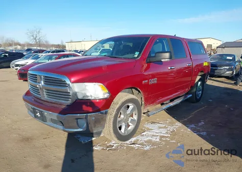 2014 Ram 1500 Big Horn z USA, uszkodzony, nr VIN 1C6RR7LT5ES385747